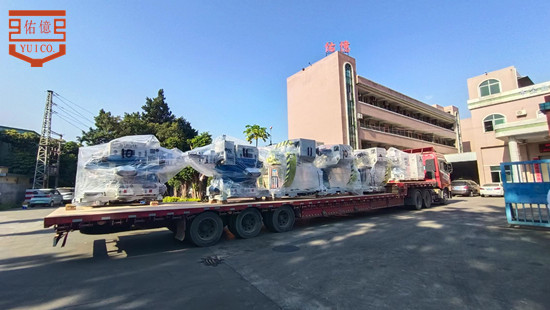 忙中有序！雙頭料架沖床三合一送料機再發(fā)貨珠海